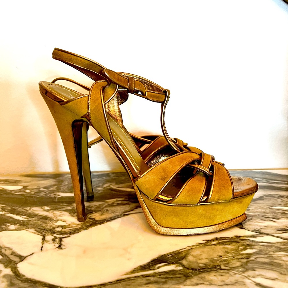 SOLD!!!  Yves Saint Laurent YSL Tribute heels size EU41/US 10